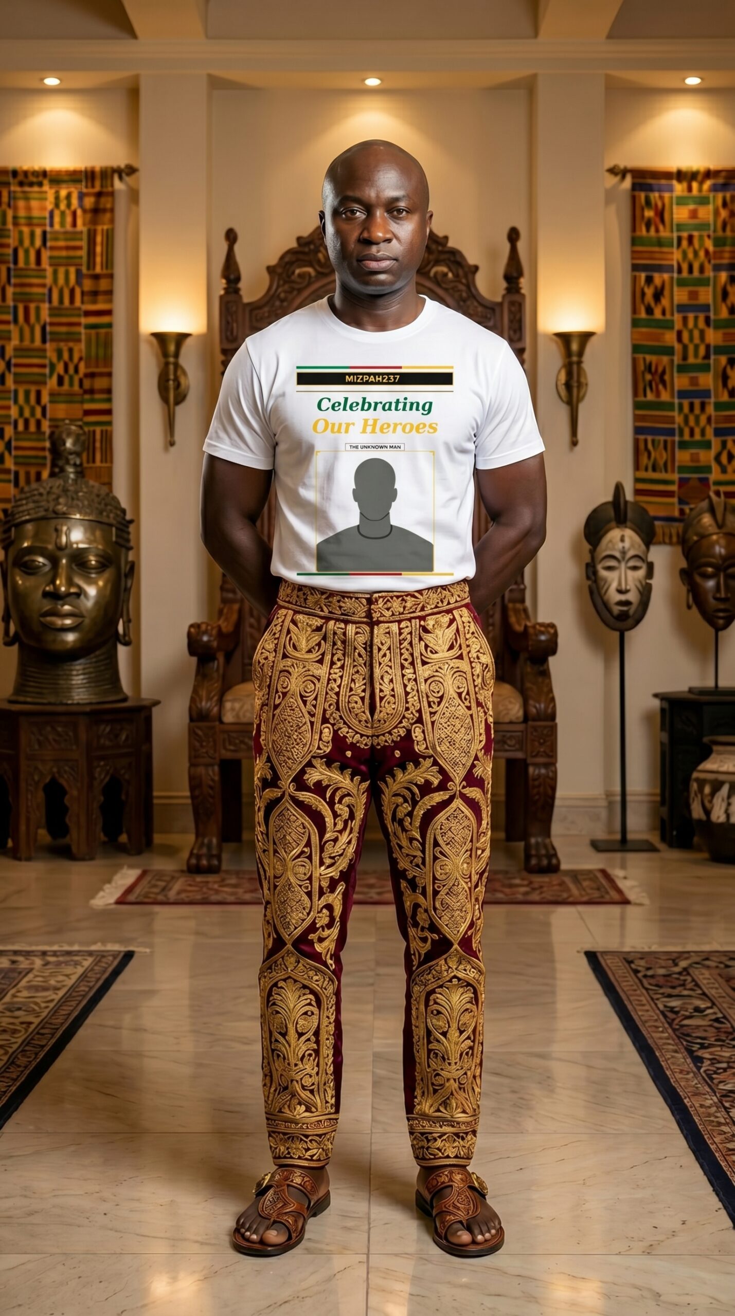 the unknown man t shirt | anonymous heroes | cameroon | mizpah237 | nhw 2026 00f92a42-5b87-46e9-885a-b1e38430c71b