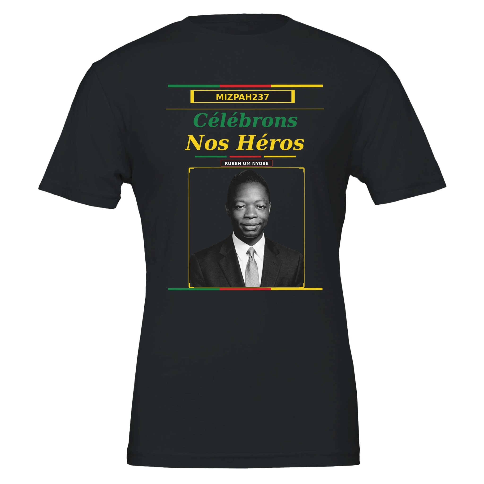 ruben um nyobè — t shirt mémoriel | mpodol | mizpah237 | snh 2026 | célébrons nos héros 110d7b74-f4db-4a65-b1a7-ef112f543be7