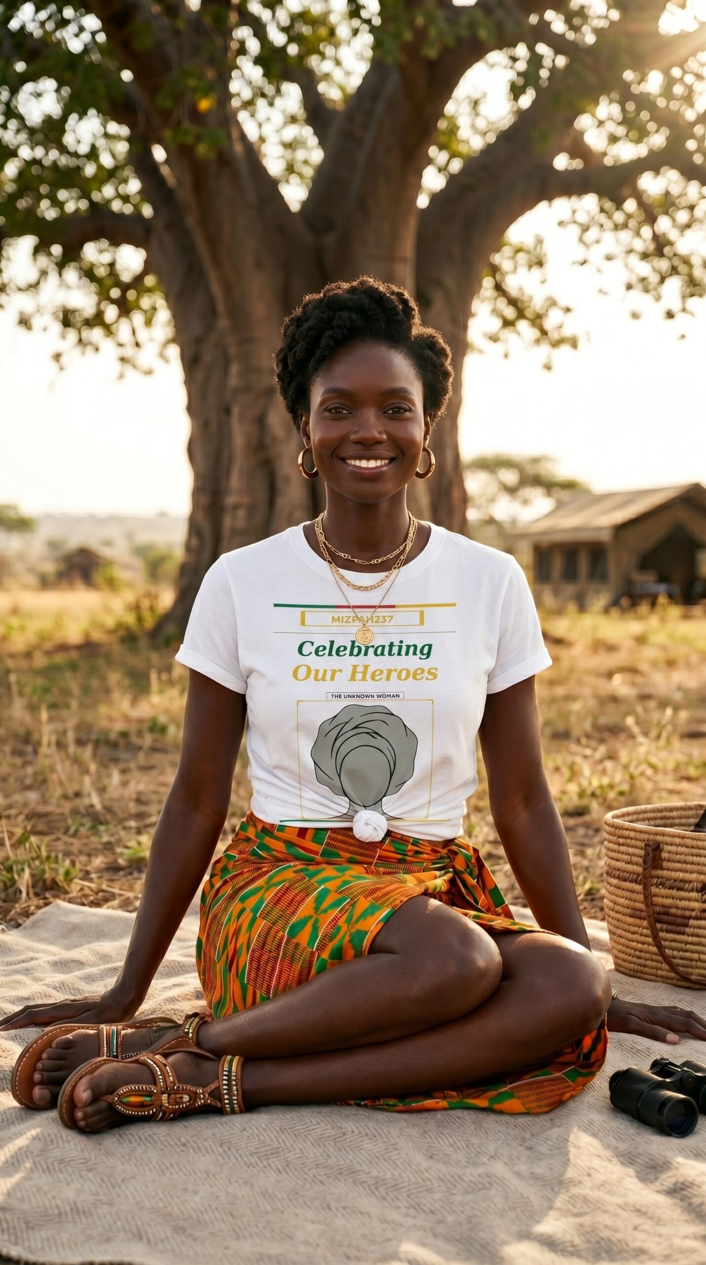 the unknown woman t shirt | heroic women | cameroon | mizpah237 | nhw 2026 2574fd6f-bdc1-4589-921f-fb11c734404c
