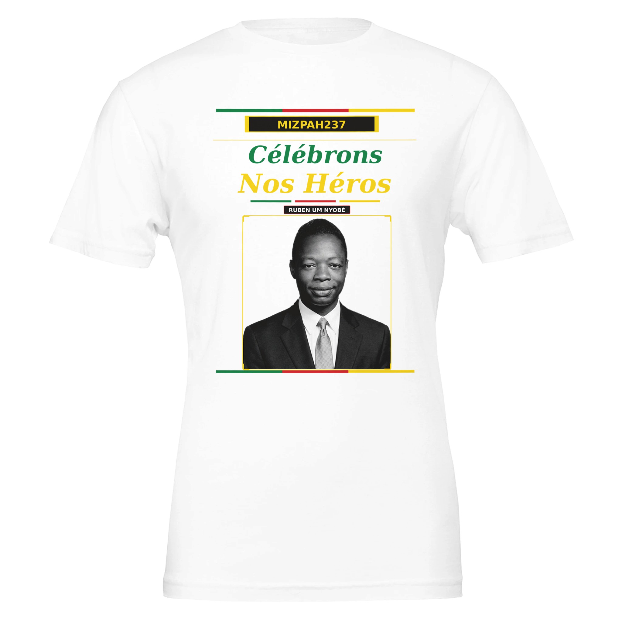 ruben um nyobè — t shirt mémoriel | mpodol | mizpah237 | snh 2026 | célébrons nos héros cf4a06e0-7a53-490f-b8f3-c8ce486ac613