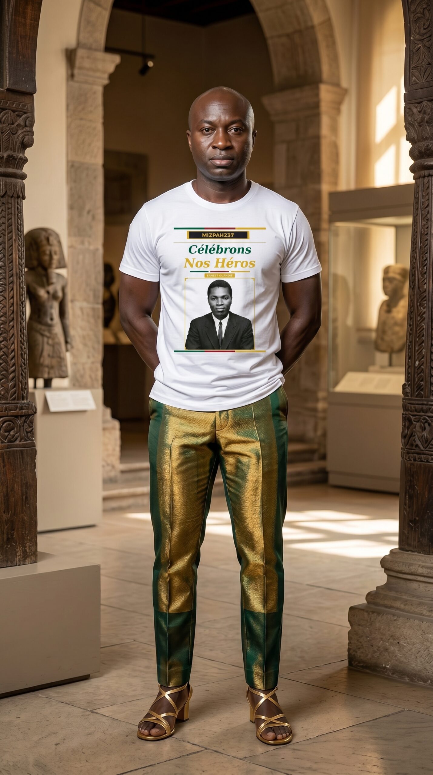 t shirt ernest ouandié | dernier maquisard | héros camerounais | mizpah237 | snh 2026 dc4f945f-6bbc-4679-8b13-cda0a039d213